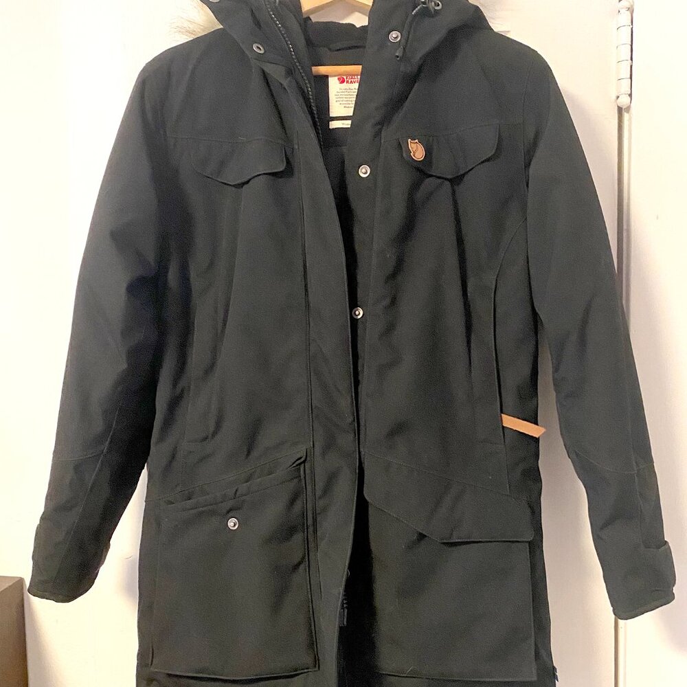 XS Black Fjallraven Nukka Parka